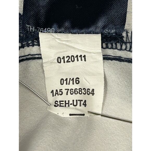 Tommy Hilfiger Blue & White Floral Wrap Dress Sz S/P 100%Cotton, 2-Pockets - Picture 13 of 13